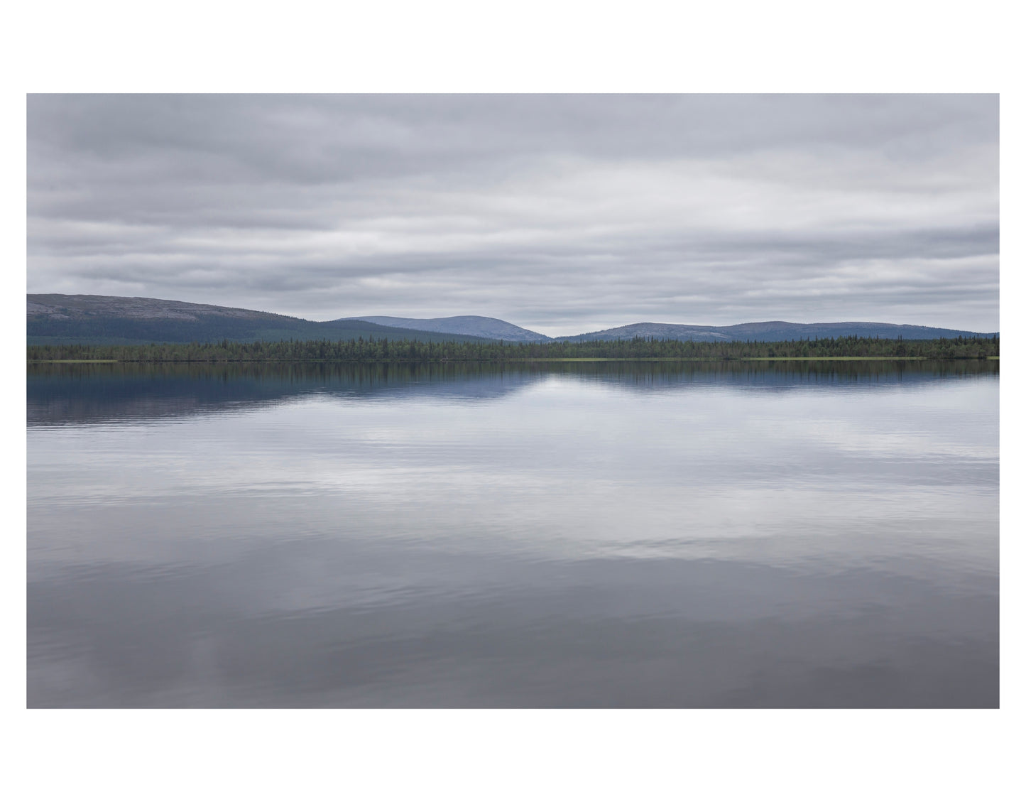 ON THE SHORE OF QUIET LAKE